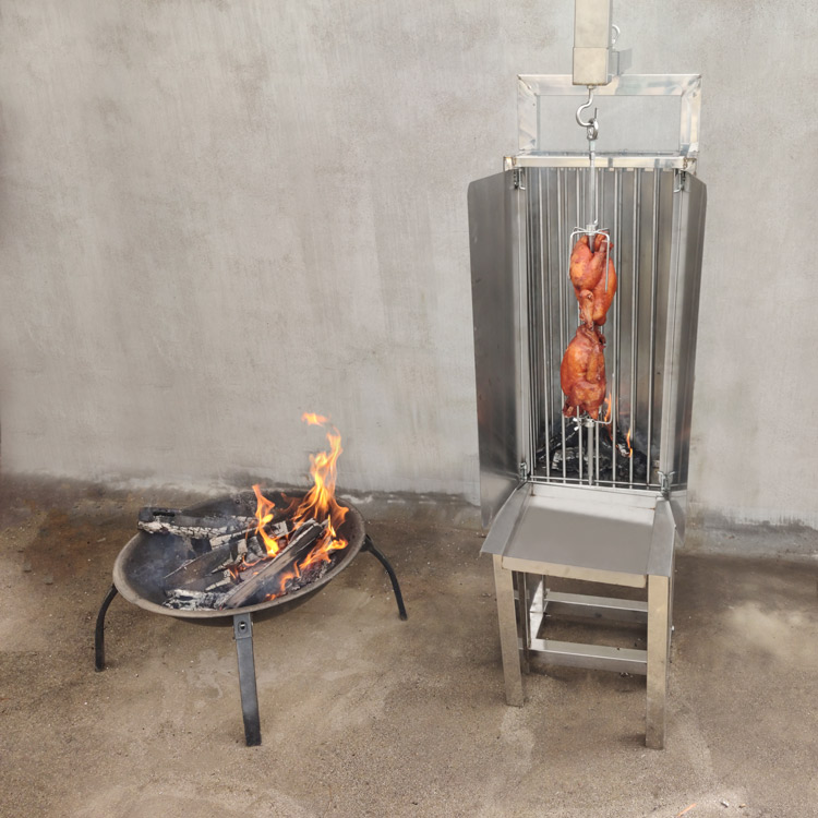 vertical chicken grill