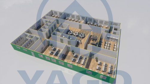 Prefabricated house Building for Guinée Mining Site