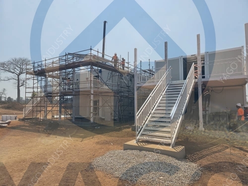 Double-storey Fully Equipped Flat Pack Accommodation for Mining Camp