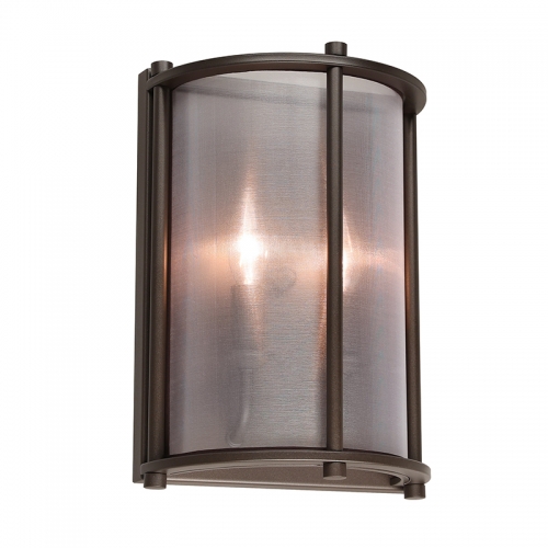 Wall Light Decorative 2 Light Wall Sconce with Half Round Shade in Dark Bronze Wall Lamp Suitable for Living Room & Hallway  XB-W1199-DB