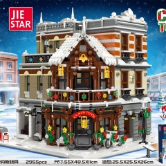 JIESTAR 89143 Claus Toys  MOC Moduler House Building Blocks 2955PCS Bricks Model Ship From China