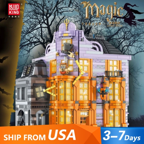 Mould King 16041 Movie & Game Series Magic Joker Shop Blocks 3468pcs Bricks Ship From USA 3-7 Days Delivery