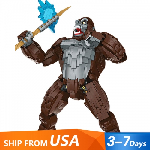 992 Movie & Games KING KONG OVERLORD Building Blocks 3000pcs Bricks Toys Model Ship From USA 3-7 Days Delivery