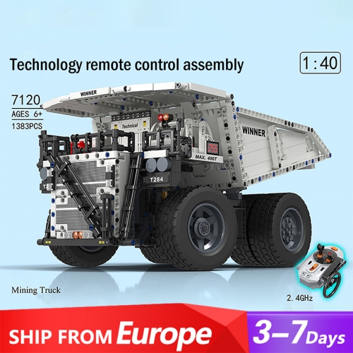"Winner" 7120 Technic Mining Truck Building Blocks 1383pcs Bricks Toys ship from Europe.