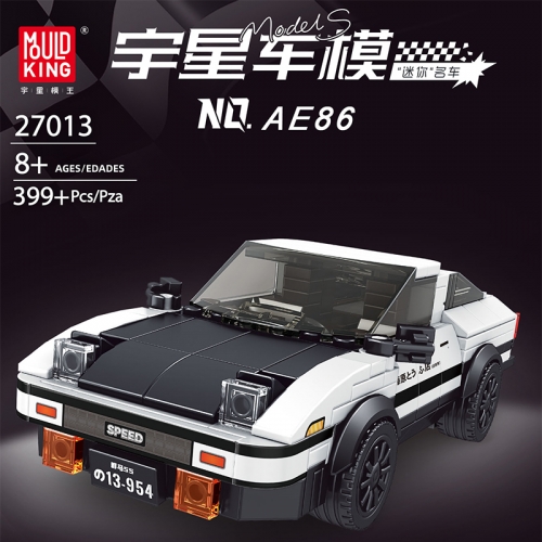 Mould King 27013 Moc Technic Model No.AE86 Car Building Blocks 399pcs bricks Toys Ship From China