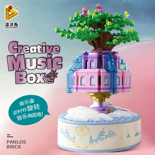 PANLOS 656008 Idea Series Creator Music Box Building Blocks 458pcs Bricks From China