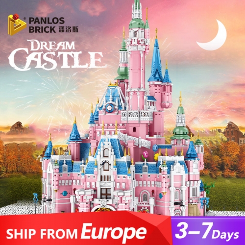 PANLOS 613003 Creator Expert Pink Dream Castle Building Blocks 9963pcs Bricks Toys From Europe 3-7 Days Delivery