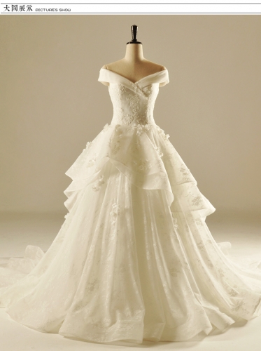 2018 Robe De Mariage Vintage Cap Sleeves Lace A-line Wedding Dress Bridal Gown WZ12