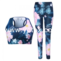 Custom Gym Wear Sublimation Women's Yoga Fitness Leggings