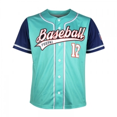 sublimation print baseball jerseys