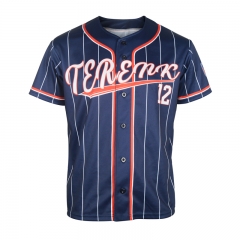 sublimation digital printing blank baseball jersey