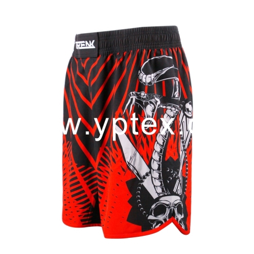 sublimation blank mma fight shorts for men
