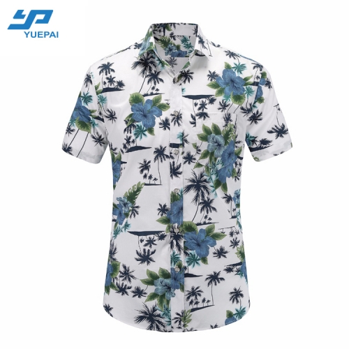 men hawaiian casual shirt