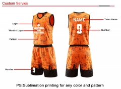 Custom Design Full sublimation basketball jersey