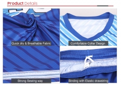 Yuepai Custom Soccer Jersey , High quality Sublimation Transfer team uniform