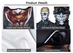 Fashion 3D Print neck gaiter (Accept Customization)