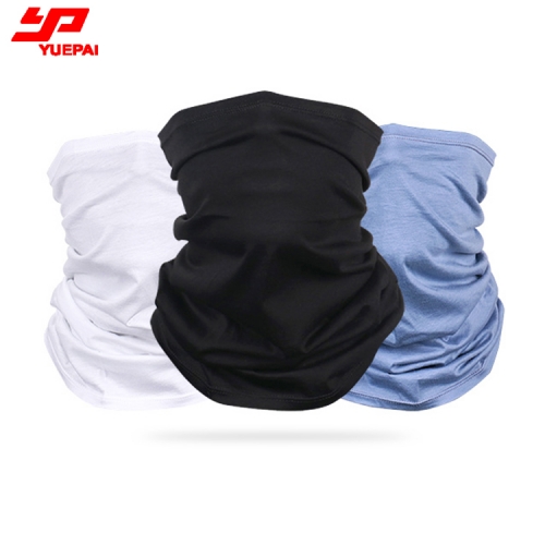 Anti UV upf40+ Custom logo Cotton Tube Face Shield mask Headband tubular Head scarf headwear neck gaiter Multifunction bandana