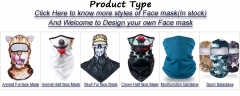 Face Cover mask 3D Animal Print Balaclava (Accept Customization)