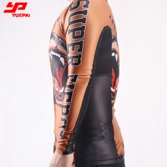 Long Sleeve Compression Activewear Mma Rash Guard Shirt