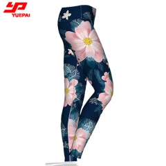 custom sublimation print sport fitness leggings for women