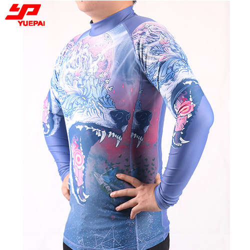 High Quality Custom Sublimated MMA Rash Guard