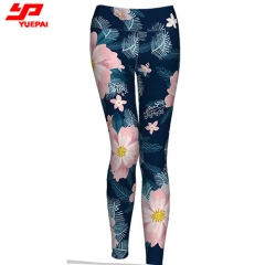 custom sublimation print sport fitness leggings for women