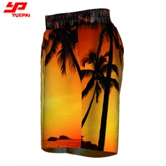 OEM sublimation printing mens swimwear beach board shorts