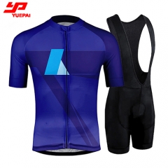 blue ycling jersey