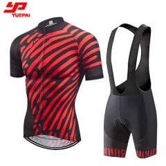 Custom Logo Design Bike Jersey Men Cycling Wear Bib Set