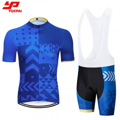 Custom Logo Design Bike Jersey Men Cycling Wear Bib Set
