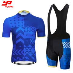 Custom Logo Design Bike Jersey Men Cycling Wear Bib Set