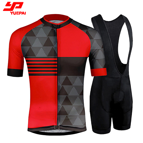 Sublimation Custom Logo Short Sleeve For Riding Suit Bicycle