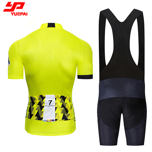 Custom Sublimation Wear Bib Cycling Jersey Set