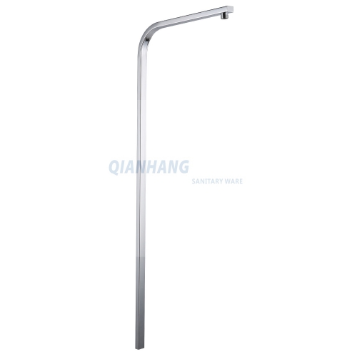 Stainless Steel Chrome Plated Square Bending Shower Colomn Bar