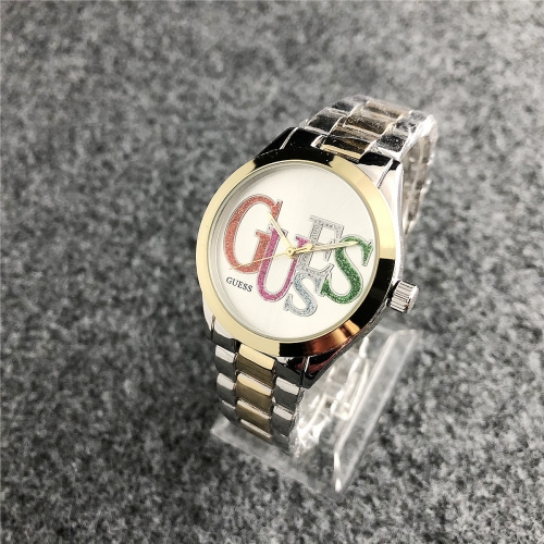 Stainless steel GUESS watches