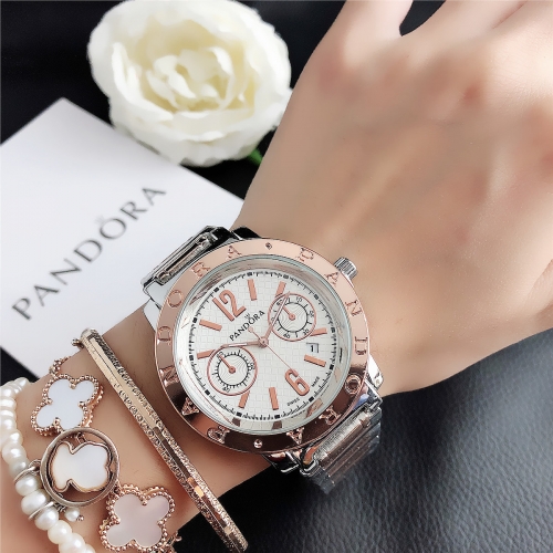 Stainless steel Pandor*a watches