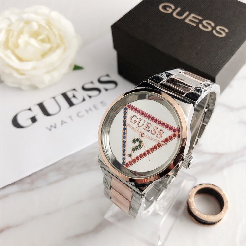 Stainless steel GUESS watches