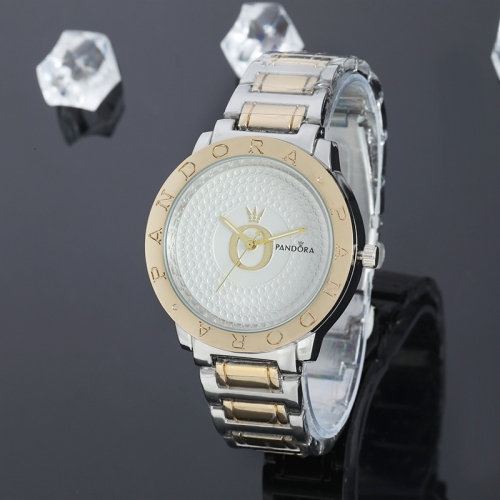 colorful pandor*a stainless steel watch