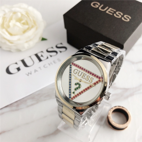 Stainless steel GUESS watches