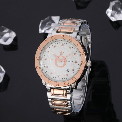 pandor*a stainless steel watch