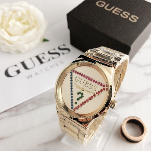 Stainless steel GUESS watches