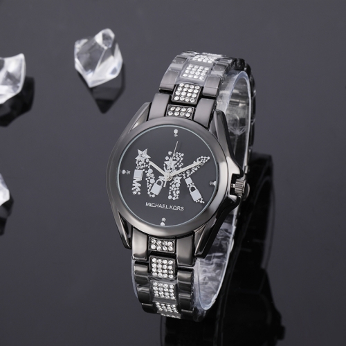 MK stainless steel watch