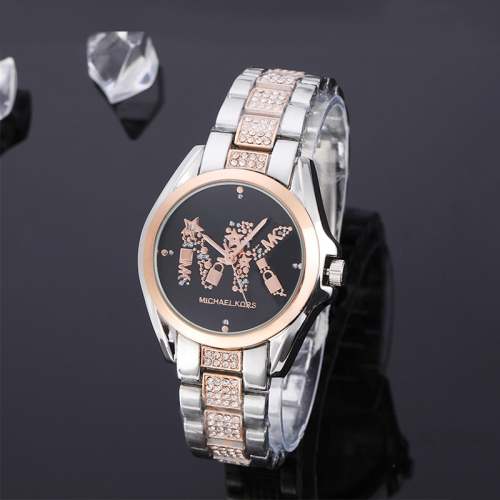 MK stainless steel watch