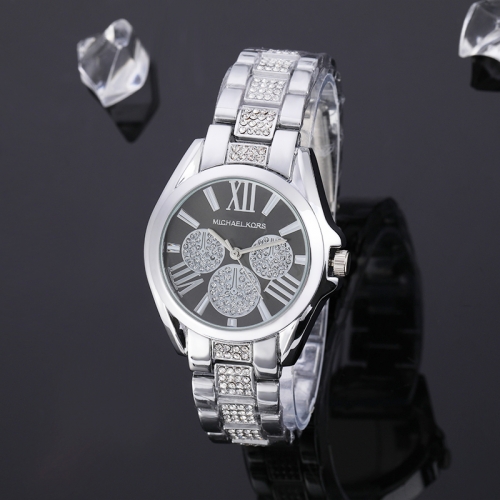 MK stainless steel watch