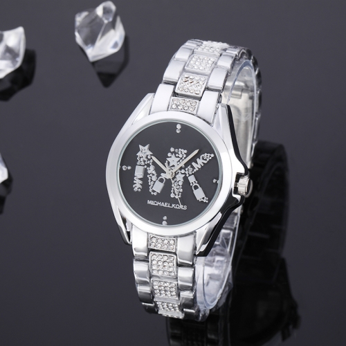 MK stainless steel watch