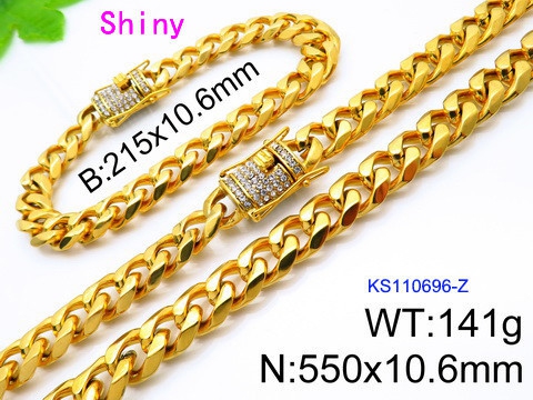 K200519-KS110696-Z Necklace Bracelet for Men