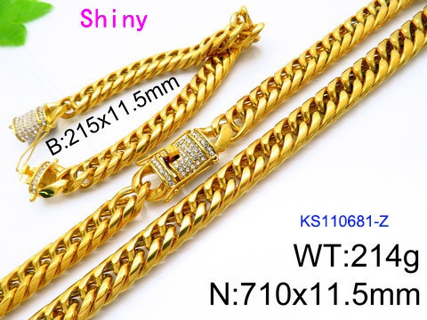 K200519-KS110681-Z Necklace Bracelet for Men