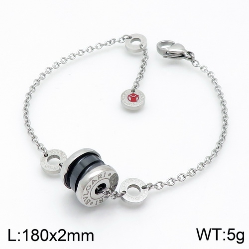 YA200601-KB133946-YA Stainless steel  Bulgar*i bracelet