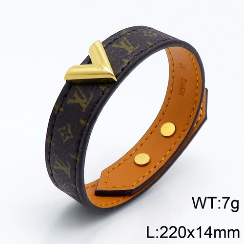 YA200703-LVSS011G 316 stainless steel LV bracelet