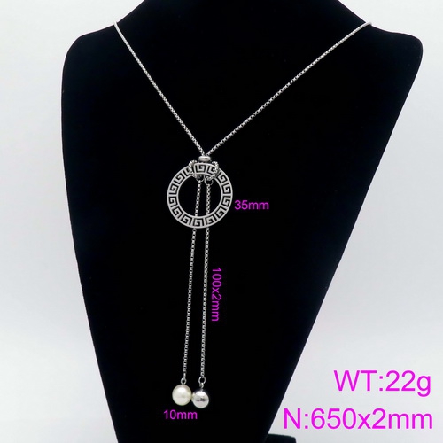 K20200807-KN109239-Z  Stainless steel  necklace